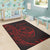 Guam Area Rug - Polynesian Pattern Style Red Color Red - Polynesian Pride