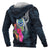 Federated States of Micronesia Zip up Hoodie Tropical Flowers - Polynesian Pride