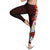 Tahiti Polynesian Legging - Coat Of Arm With Hibiscus - Polynesian Pride