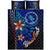 Chuuk Custom Personalised Quilt Bed Set - Vintage Tribal Moutain