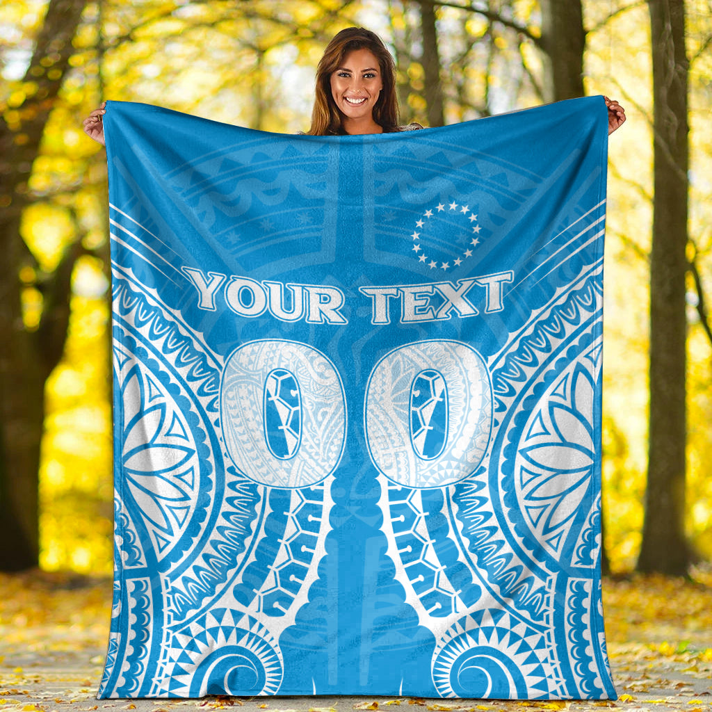 (Custom Personalised) Cook Islands Tongareva Blanket - Tribal Pattern - LT12 - Polynesian Pride