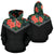 Hawaii Red Hibiscus Hoodie Unisex Black - Polynesian Pride