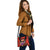 Tahiti Polynesian Shoulder Handbag - Floral With Seal Red - Polynesian Pride