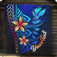 Hawaii Custom Personalised Premium Quilt - Vintage Tribal Mountain - Polynesian Pride