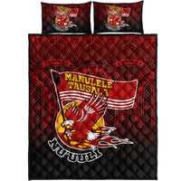 American Samoa Quilt Bed Set - Manulele Tausala Nuuuli (Ver 2) - Polynesian Pride