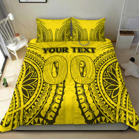 (Custom Personalised) Cook Islands Aitutaki Bedding Set - Tribal Pattern - LT12 - Polynesian Pride