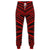 Polynesian Tatau Red Joggers Unisex Red - Polynesian Pride