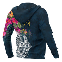 Papua New Guinea Zip up Hoodie Summer Vibes - Polynesian Pride