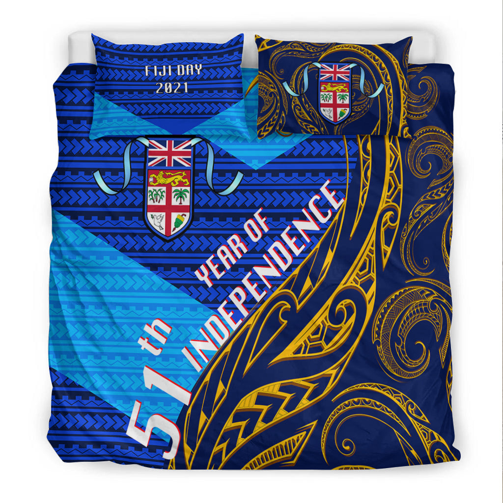 Fiji Day Beddings Set - 51th Year Of Independence - LT20 - Polynesian Pride