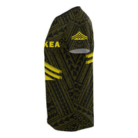 Hawaii Mauna Kea Polynesian T Shirt Yellow - Polynesian Pride