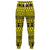 Polynesian Tattoo Tribal Yellow Joggers Unisex Yellow - Polynesian Pride