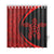Hawaii Turtle Polynesian Shower Curtain-Circle Style Red - Polynesian Pride