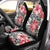 Polynesian Car Seat Cover - Pink Hibiscus Flower With Tapa Pattern Universal Fit Vintage - Polynesian Pride