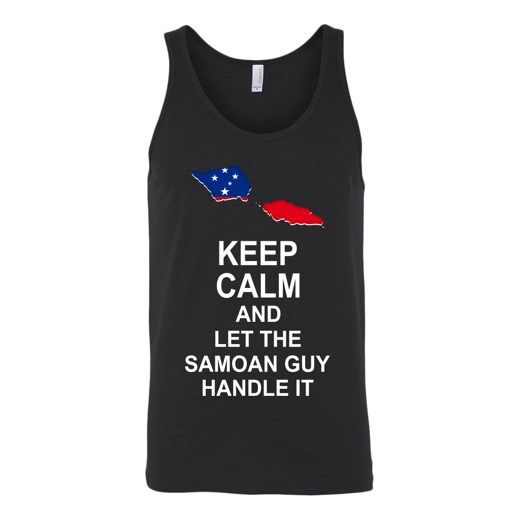 Samoa T Shirt Samoan Flag Keep Calm, Let Samoan Guy Handle It - Polynesian Pride