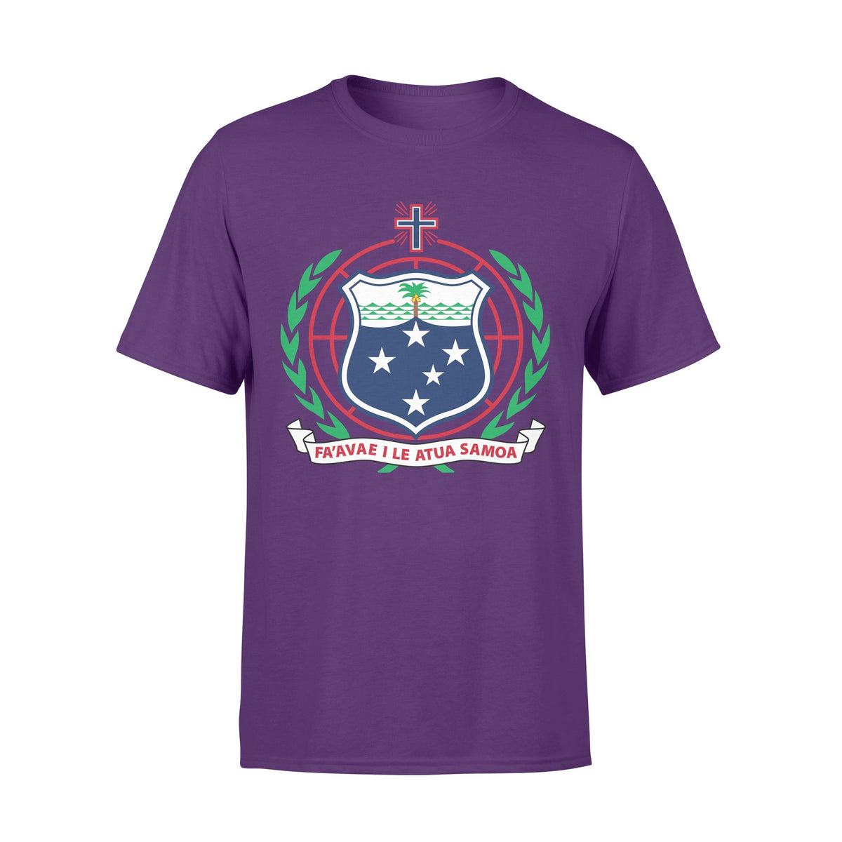 Samoa T Shirt Samoan Coat of Arm - Polynesian Pride