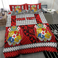 (Custom Personalised) Tonga Bedding Set Be Unique Version 03 Red LT13 - Polynesian Pride