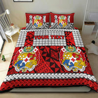 (Custom Personalised) Tonga Bedding Set Be Unique Version 03 Red LT13 - Polynesian Pride