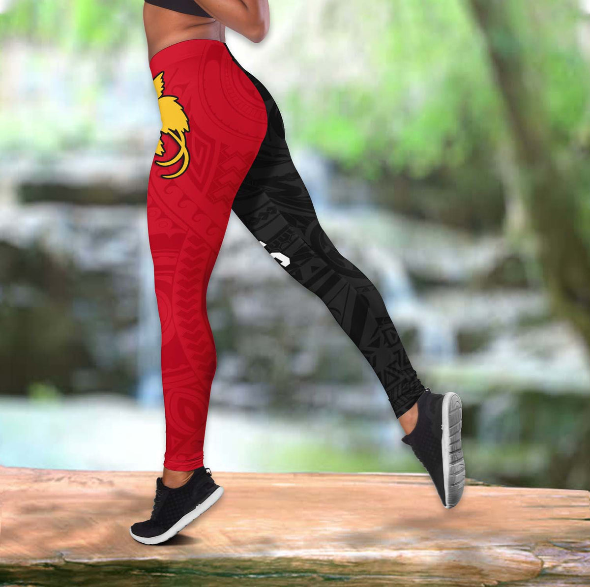 Papua New Guinea Rugby Women Leggings The Kumuls PNG LT13 - Polynesian Pride