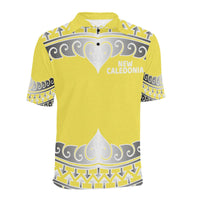 New Caledonia Polo Shirt Kanaky Wave Style - Polynesian Pride