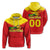 Custom Papua New Guinea SP Hunters Pride Hoodie LT12 Unisex Red - Polynesian Pride