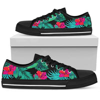 Hawaii Hibiscus Palm Low Top Shoe - Polynesian Pride