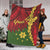 Papua New Guinea Eastern Highlands Province Polynesian Custom Personalised Blanket - Tribal Wave Tattoo - Polynesian Pride