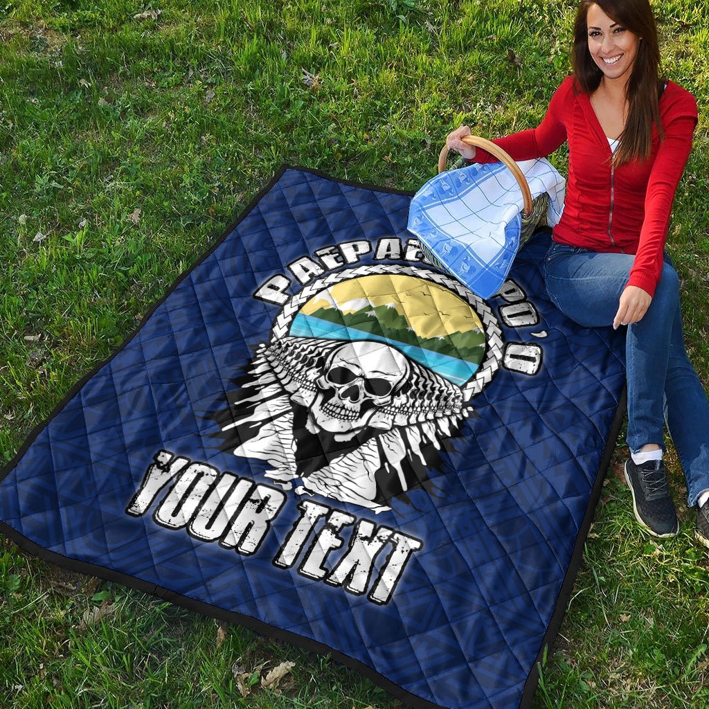 American Samoa Custom Personalised Premium Quilt - Paepaeulupo'o Aua (Ver 2) - Polynesian Pride