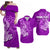 Custom Polynesian Matching Dress And Shirt with Tribal Hammerhead Shark Purple LT6 Art - Polynesian Pride