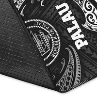 Palau Polynesian Area Rug - White Tribal Wave - Polynesian Pride