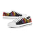 American Samoa Low Top Shoes - Tropical Hippie Style - Polynesian Pride