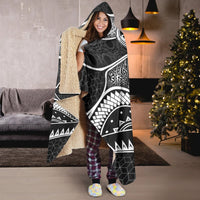 Polynesian FSM Hooded Blankets - Poly Pattern With COA Federated States of Micronesia - Polynesian Pride