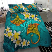 Hawaii Polynesian Bedding Set - Manta Ray Ocean - Polynesian Pride