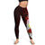 Palau Polynesian Legging - Coat Of Arm With Hibiscus - Polynesian Pride