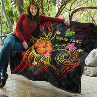 New Caledonia Polynesian Personalised Premium Quilt - Legend of New Caledonia (Reggae) - Polynesian Pride