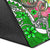 Fiji Custom Personalised Area Rug - Turtle Plumeria (Green) - Polynesian Pride