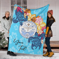 Marshall Islands Custom Personalised Premium Blanket - Tropical Style - Polynesian Pride