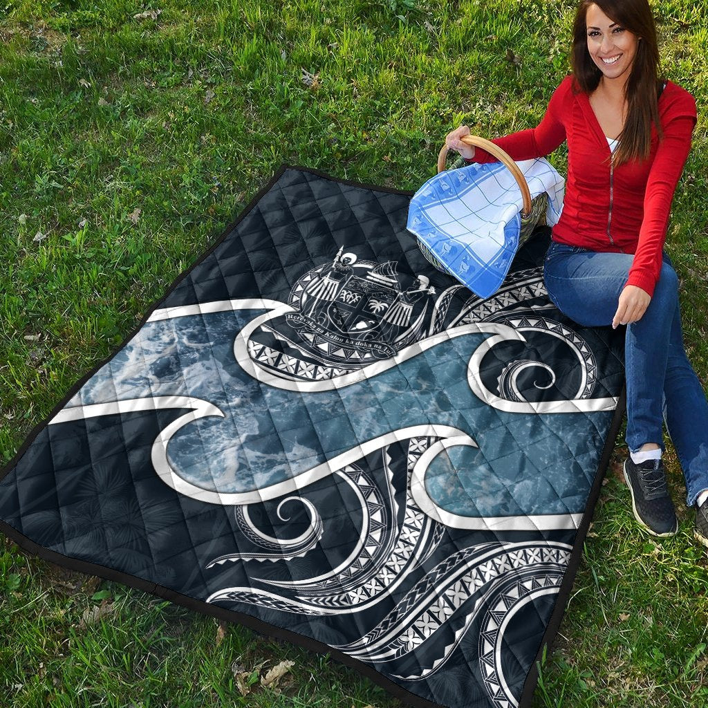 Fiji Polynesian Premium Quilt - Ocean Style - Polynesian Pride