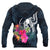 Yap Micronesia Hoodie Tropical Flowers - Polynesian Pride