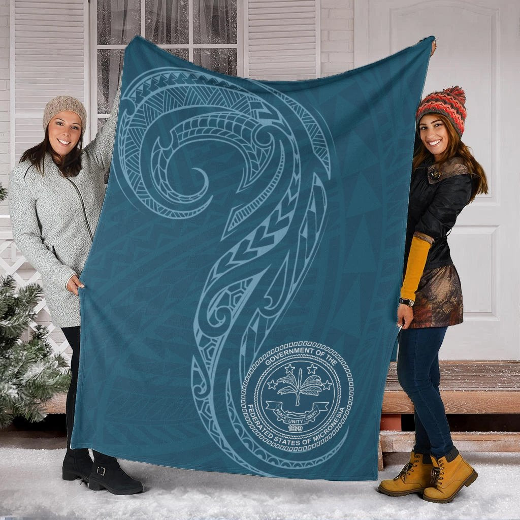 Federated States of Micronesia Premium Blanket - Polynesian Style - Polynesian Pride