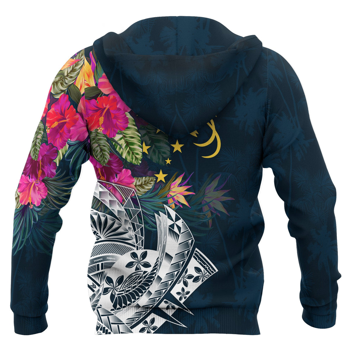 Papua New Guinea Zip up Hoodie Summer Vibes - Polynesian Pride