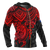 Cook Islands Polynesian Zip up Hoodie Red Turtle - Polynesian Pride
