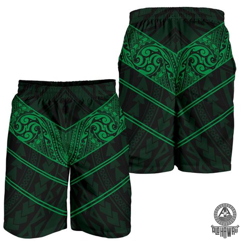 Specialty Polynesian Men's Shorts Green Green - Polynesian Pride