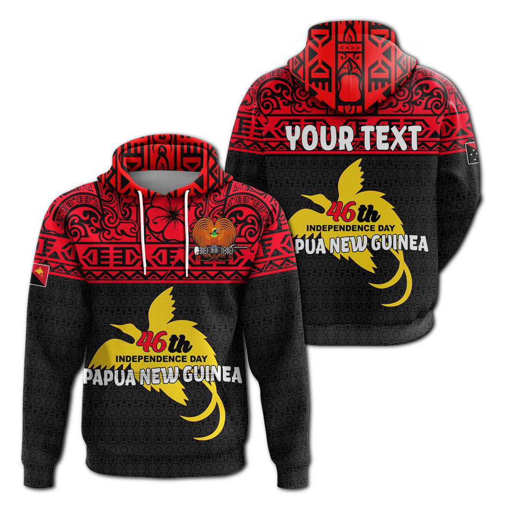 Custom Papua New Guinea Independence Day Hoodie LT12 Unisex Red - Polynesian Pride