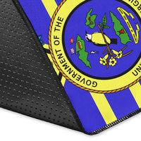 US Virgin Islands Area Rug Egales with Seal LT4 - Polynesian Pride