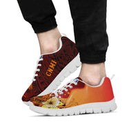 Northern Mariana Islands Sneakers - Tribal Tuna Fish - Polynesian Pride