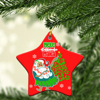Hawaii Santa Claus HulaChristmas Ornament - LT12 - Polynesian Pride