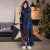 Tokelau Polynesian Hooded Blanket - Blue Turtle Hibiscus - Polynesian Pride