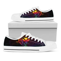 Hawaii Kanaka Maoli Low Top Shoes - Butterfly Polynesian Style - Polynesian Pride