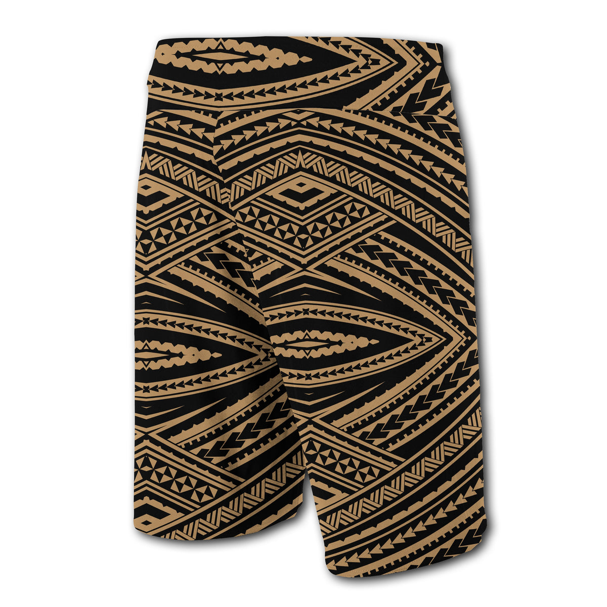 Hawaii Polynesian Tatau Board Shorts Gold - Polynesian Pride