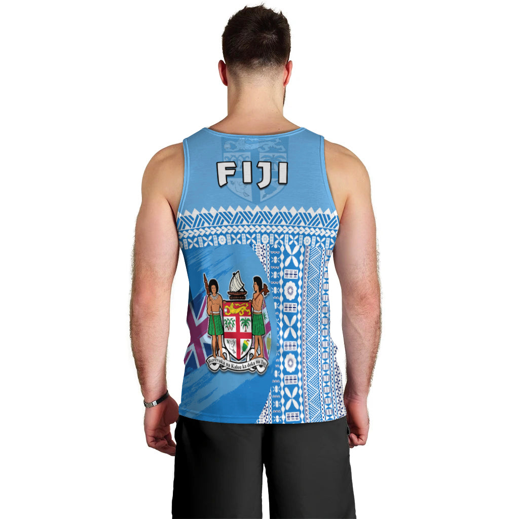 Fiji Dreamy Men Tank Top Tapa Pattern LT13 - Polynesian Pride